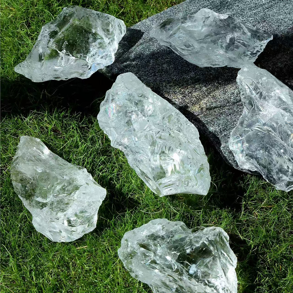 Natural 7A high quality transparent white crystal purification and demagnetization stone