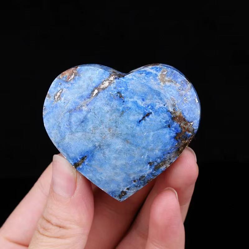 Natural lapis lazuli ore portable ornaments
